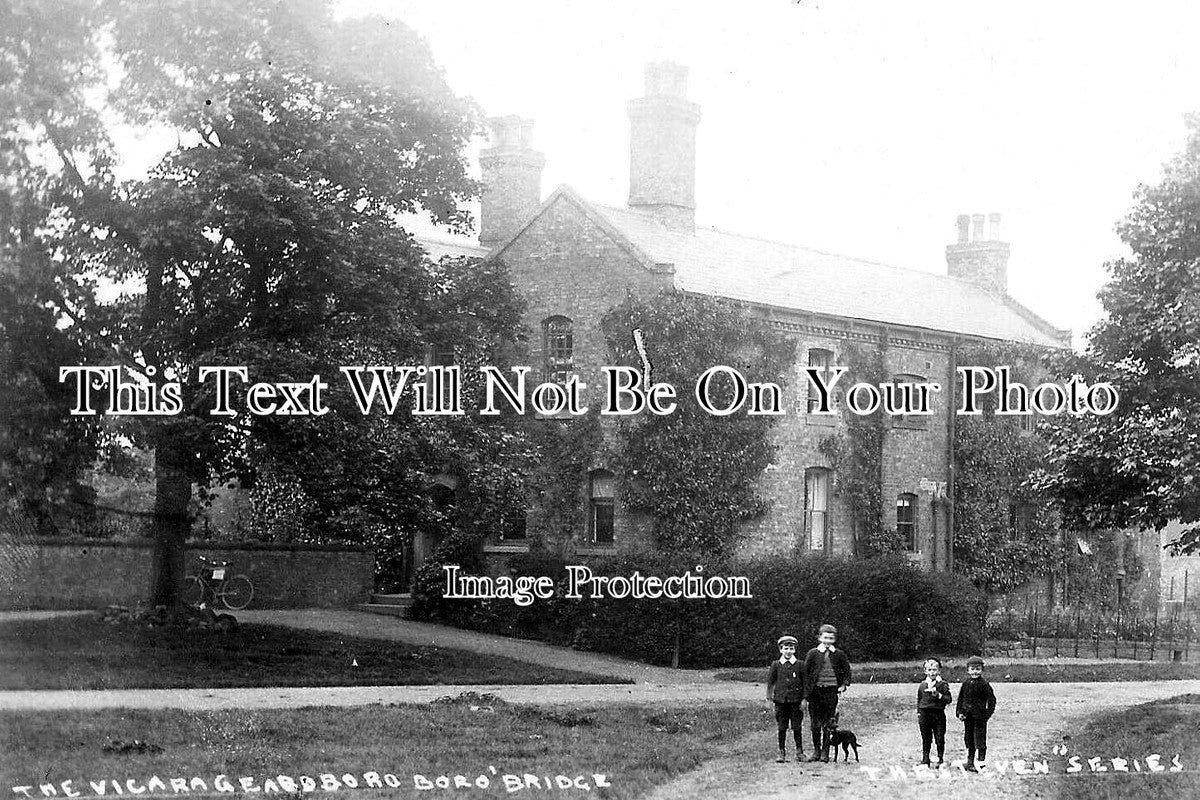 YO 9860 - Boroughbridge Vicarage, Harrogate, Yorkshire c1907