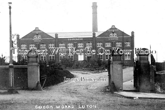 BF 1801 - Co-Operative Cocoa Works, Luton, Bedfordshire c1905