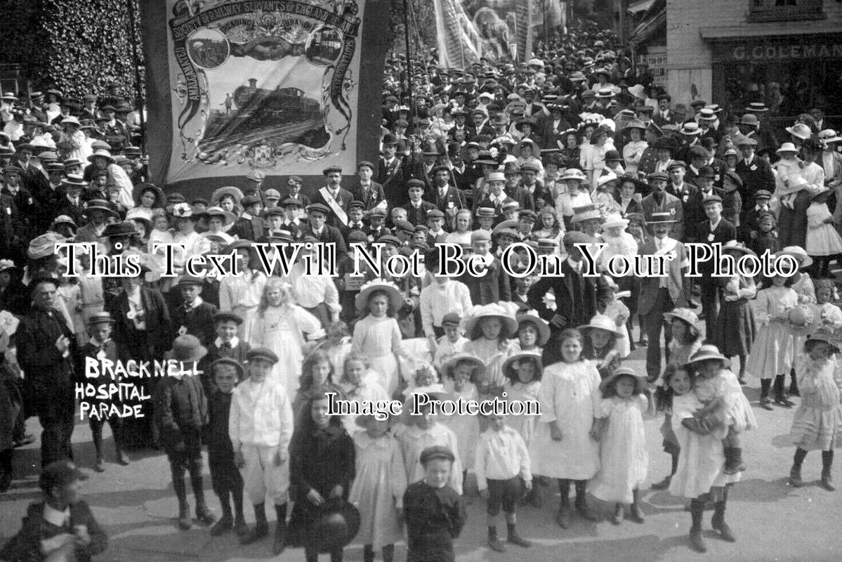 BK 2886 - Bracknell Hospital Parade, Railway Servants, Berkshire