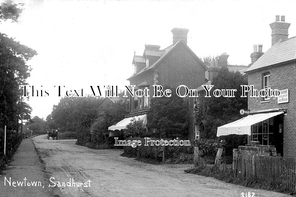 BK 2896 - Newtown, Sandhurst, Berkshire c1911