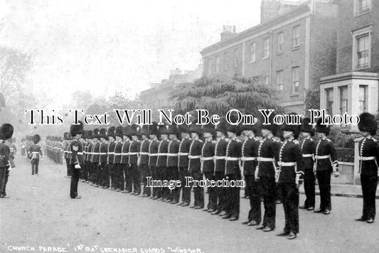 BK 2939 - Church Parade, 1st Btn Grenadier Guards, Windsor, Berkshire