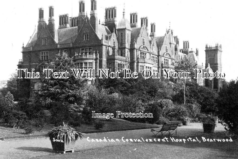 BK 2980 - Canadian Convalescent Hospital, Bearwood, Wokingham 1917