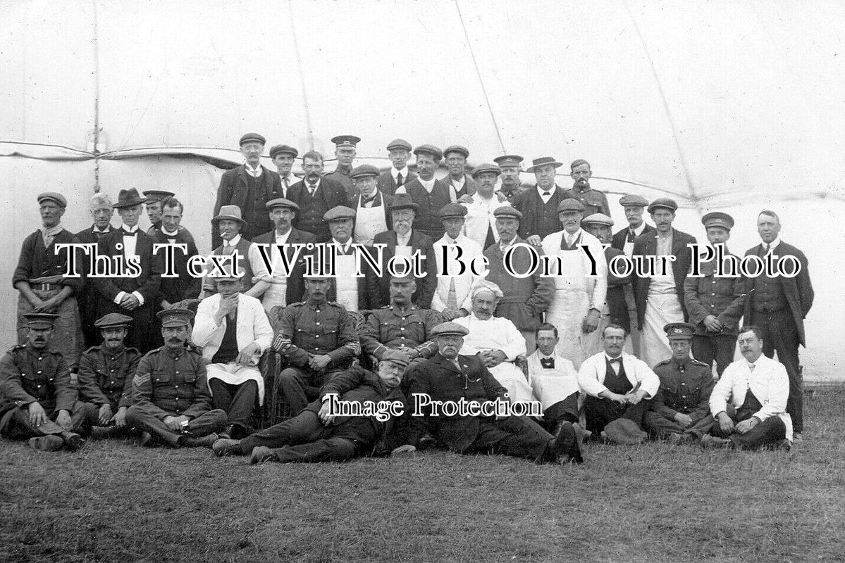 BK 2981 - Military Group At Reading, Berkshire c1914 WW1