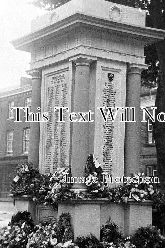 BK 2990 - Abingdon War Memorial, Berkshire WW1