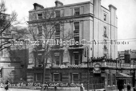 BR 1153 - 3rd Officers Cadet Unit, Queens Hotel, Clifton, Bristol c1917