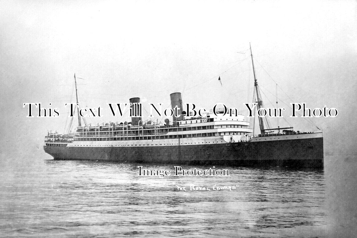 BR 1162 - The Royal Edward Ship, Avonmouth, Bristol c1910