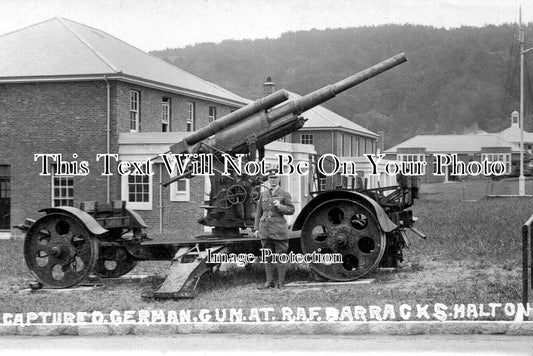 BU 2570 - Captured German Gun, RAF Halton, Buckinghamshire 1923