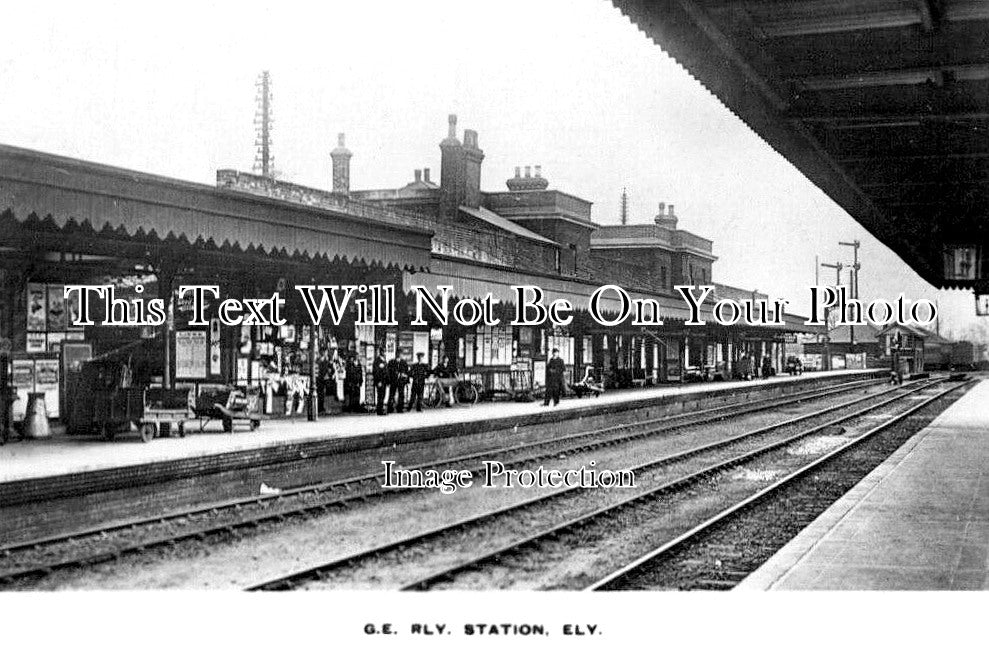 CA 1727 - Ely Railway Station, Cambridgeshire c1912