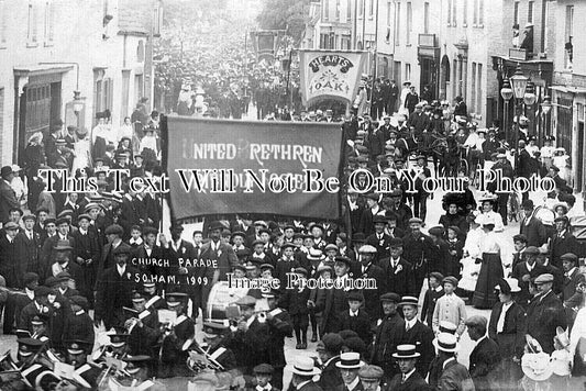 CA 1733 - Church Parade, Soham, Cambridgeshire 1909