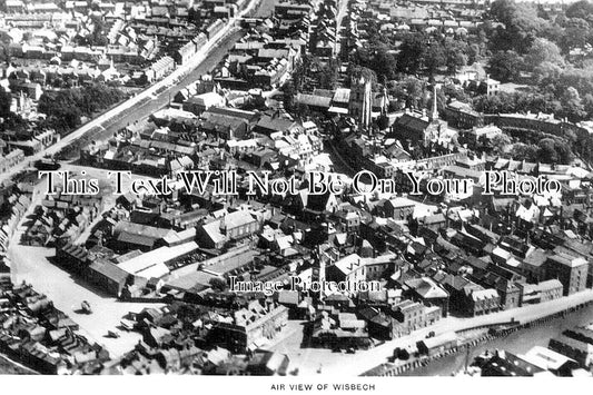 CA 1752 - Aerial View Of Wisbech, Cambridgeshire