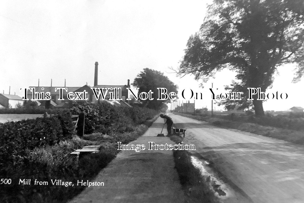 CA 1755 - Mill From The Village, Helpston, Cambridgeshire c1929