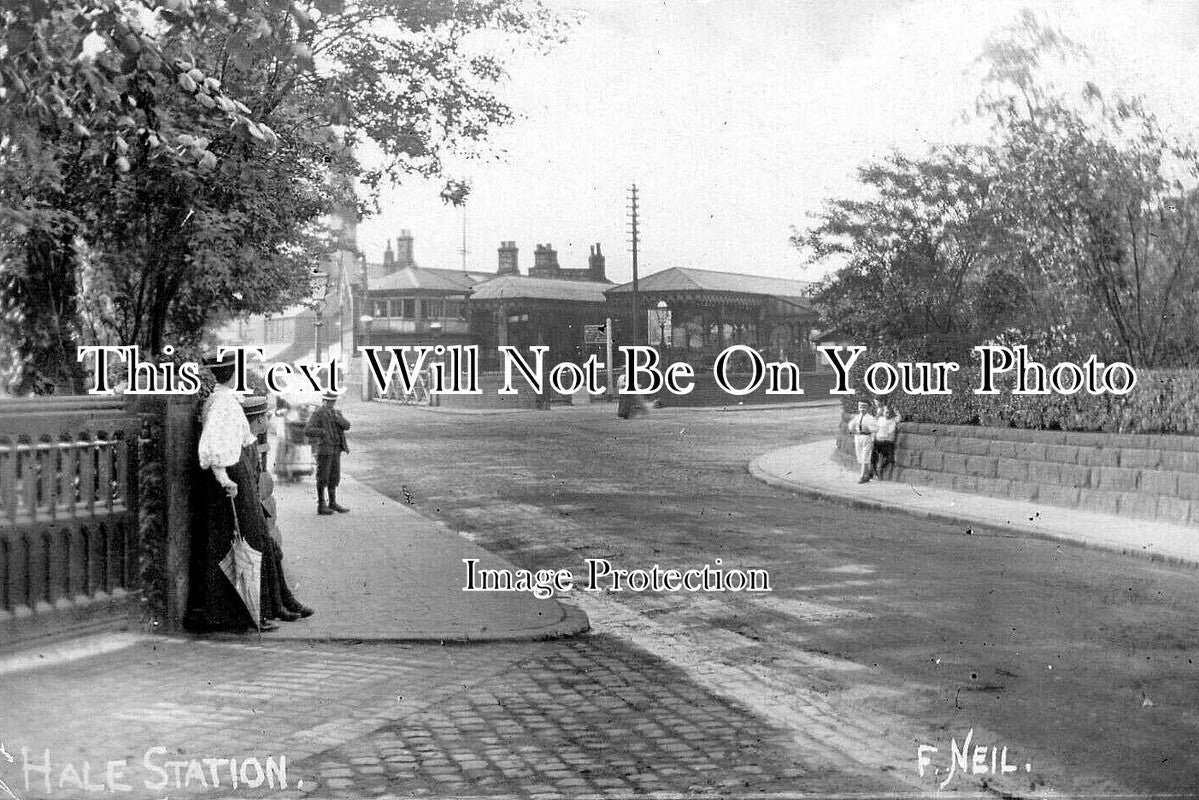 CH 3481 - Hale Railway Station, Cheshire c1907