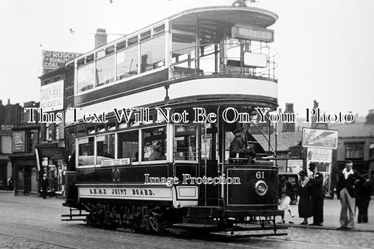 CH 3490 - Edgeley Bound Tram Car, Stockport, Cheshire