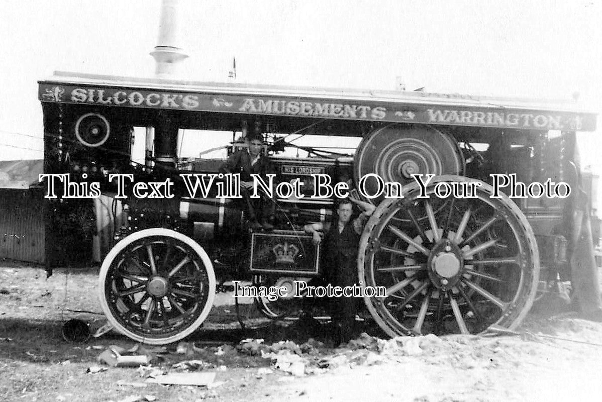 CH 3509 - Silcocks Burrell Showmans Steam Traction Engine, Warrington