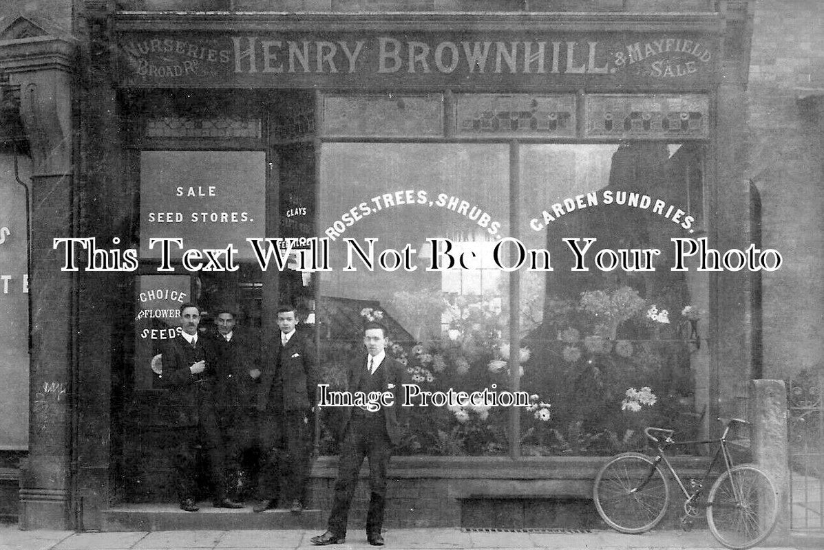 CH 3512 - Henry Brownhill Plant Shop, Sale, Cheshire