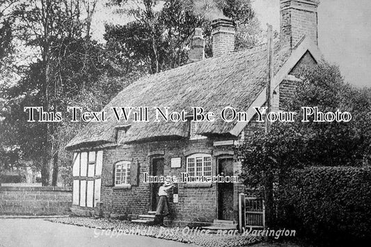 CH 3549 - Grappenhall Post Office Near Warrington, Cheshire c1919