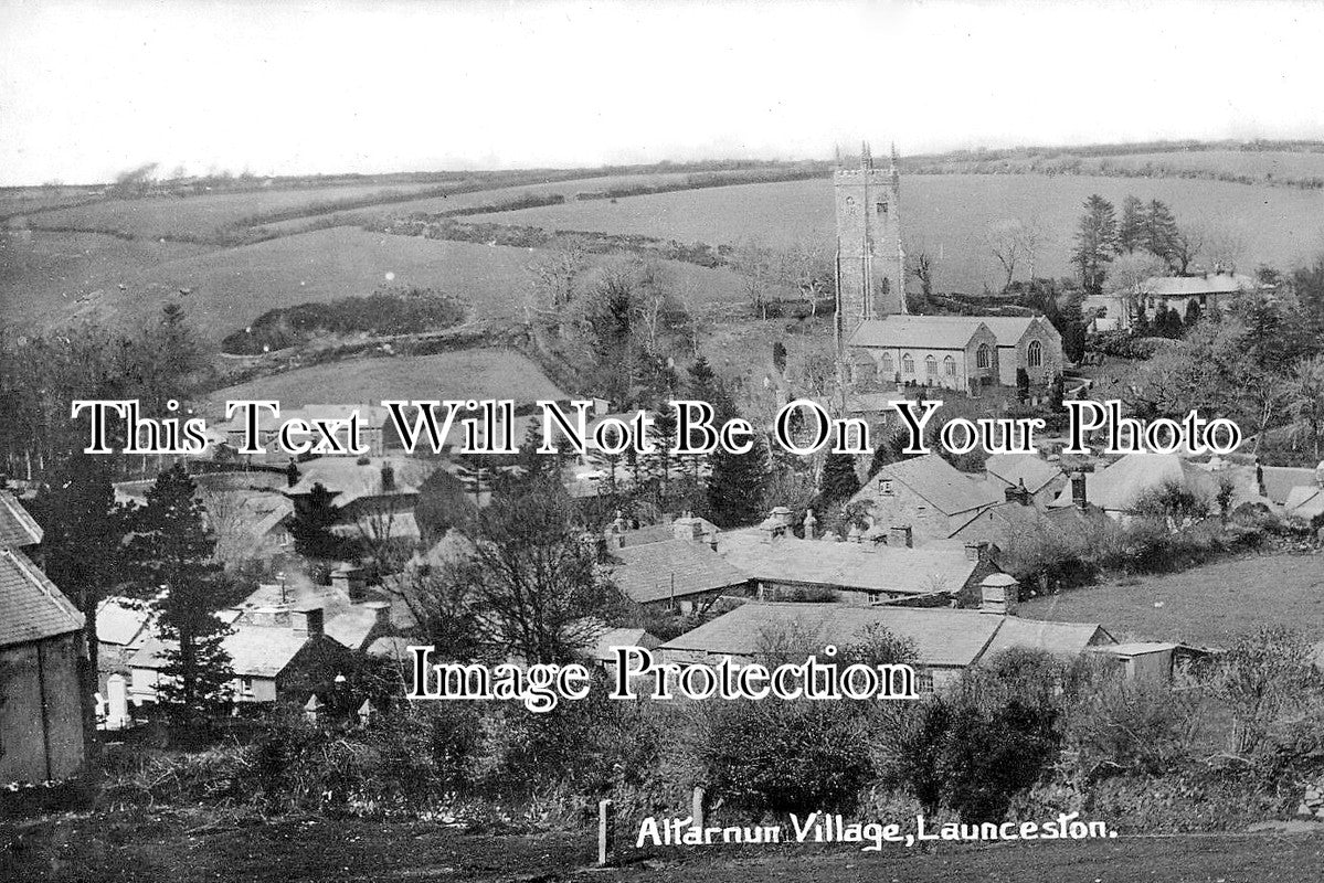 CO 4354 - Altarnun Village, Launceston, Cornwall c1911