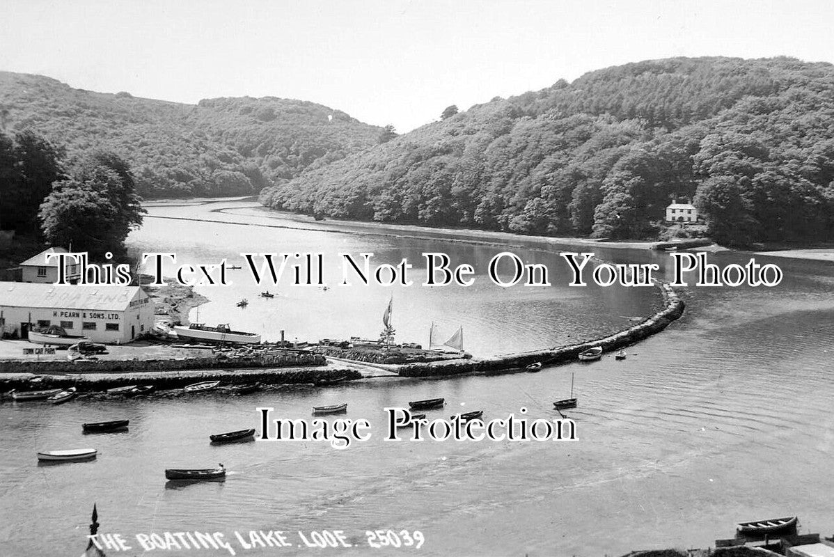 CO 4355 - The Boating Lake, Looe, Cornwall