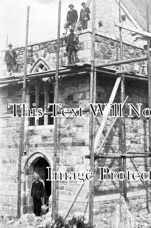 CO 4365 - Mithian Church Tower, Cornwall c1928