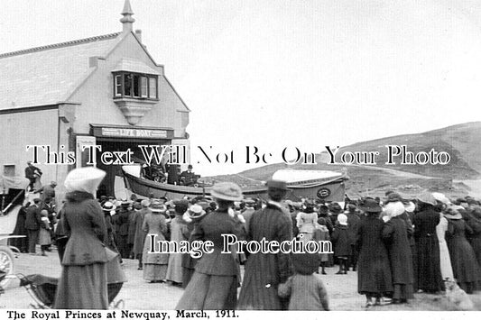 CO 4372 - The Royal Princes Lifeboat At Newquay, Cornwall 1911