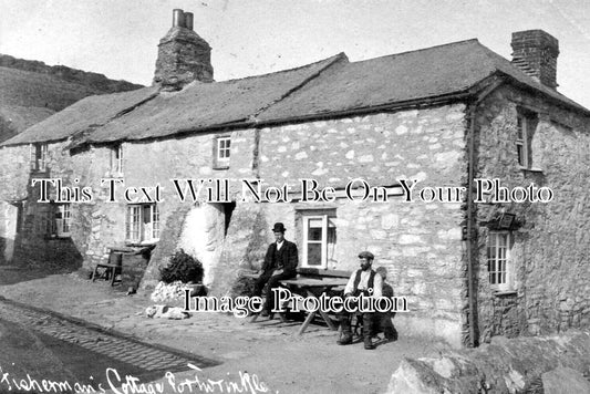 CO 4382 - Fishermans Cottage, Portwrinkle, Cornwall c1908