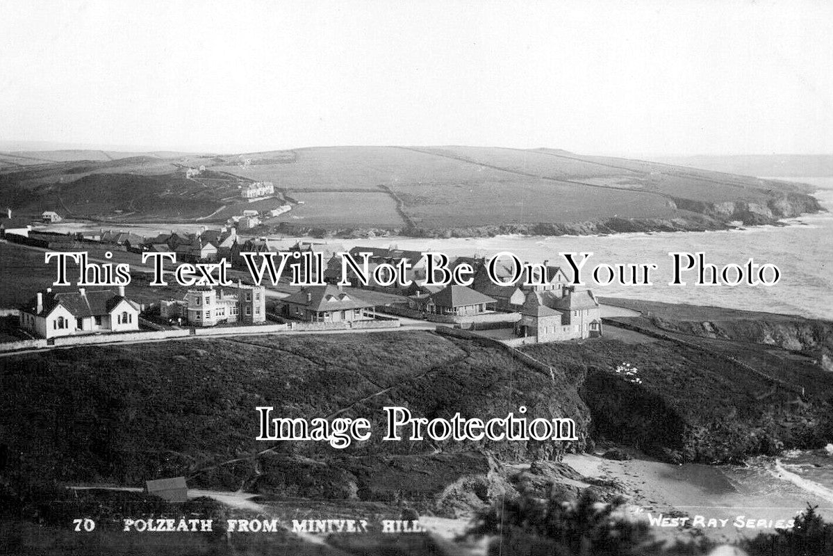 CO 4389 - Polzeath From Miniver Hill, Cornwall