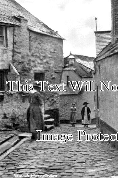 CO 4410 - Church Place, St Ives, Cornwall c1910