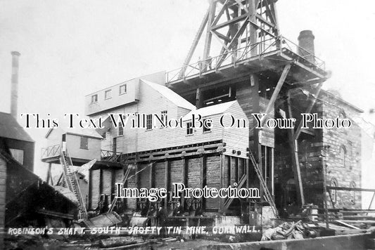 CO 4423 - Robinsons Shaft, South Crofty Tin Mine, Cornwall c1900