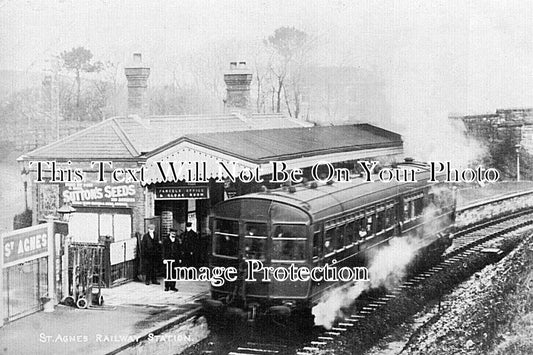 CO 4434 - St Agnes Railway Station, Cornwall