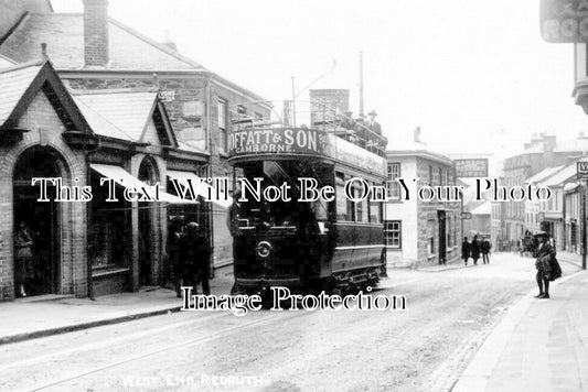 CO 4478 - Tram Car On West End, Redruth, Cornwall