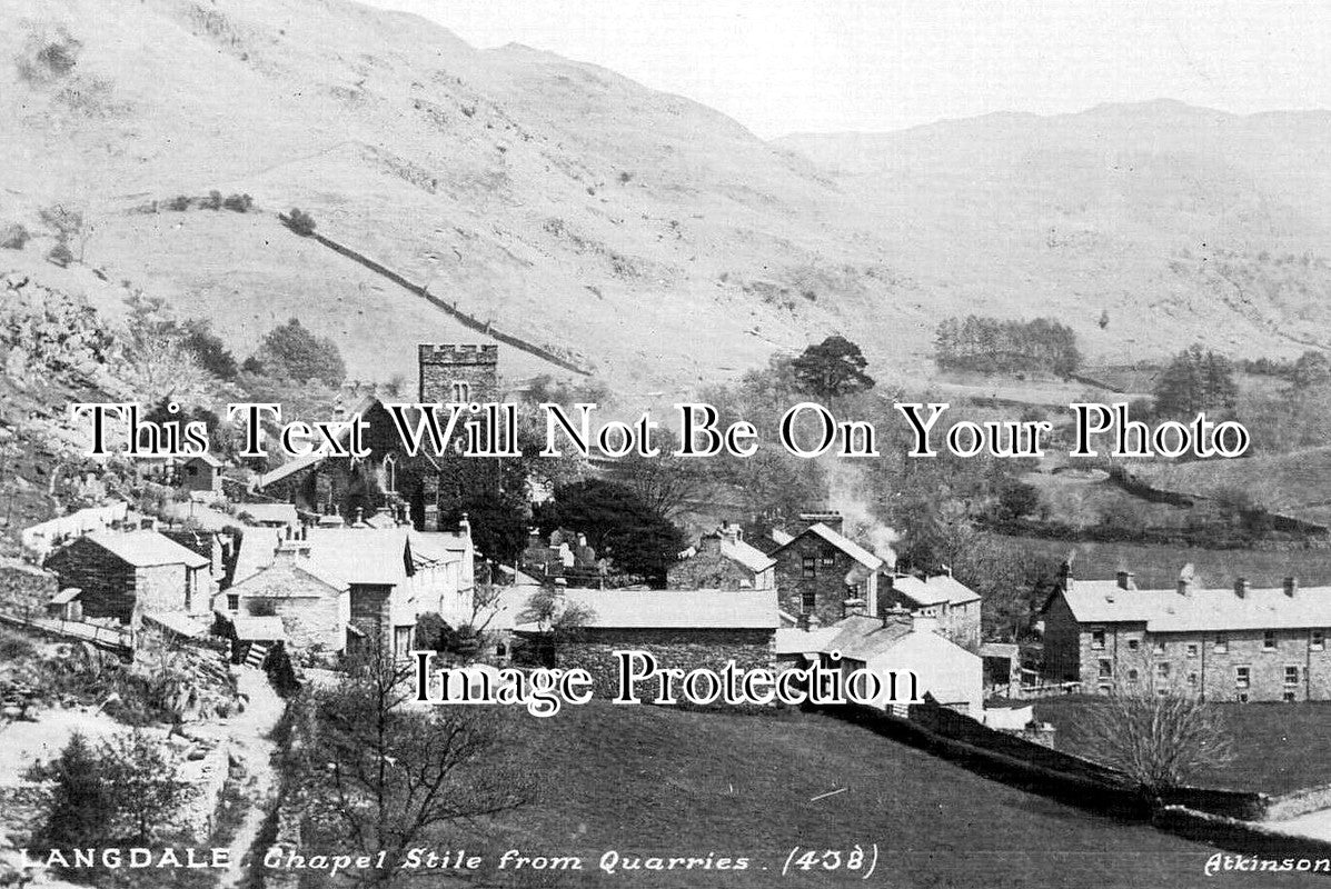 CU 2301 - Chapel Stile From Quarries, Langdale, Cumbria