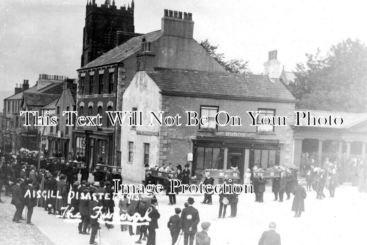 CU 2323 - Aisgill Railway Disaster Funeral, Cumbria 1913