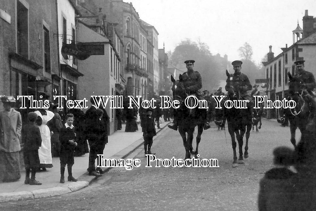 CU 2358 - Military In Boroughgate, Appleby, Cumbria c1910