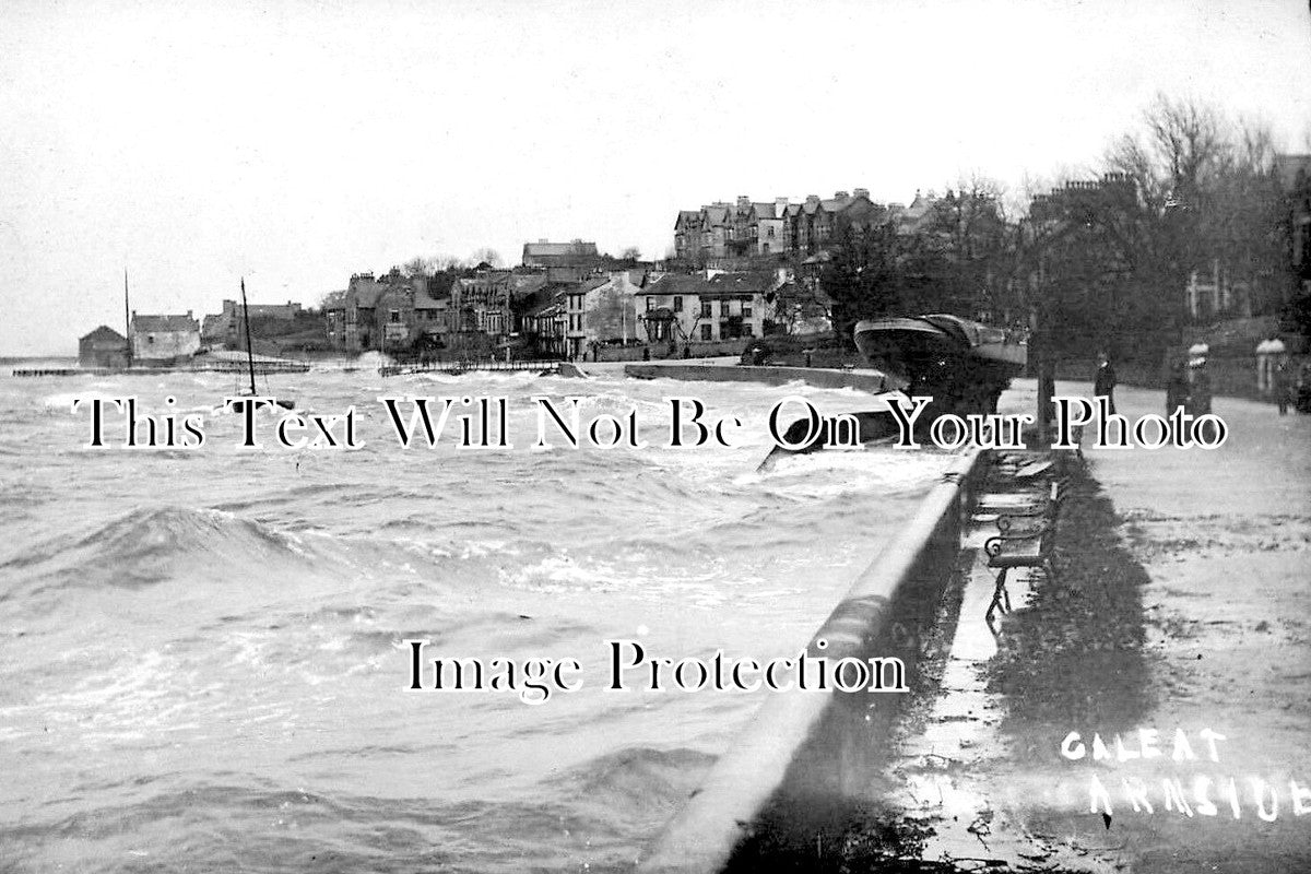 CU 2359 - Gale At Arnside, Cumbria 1908