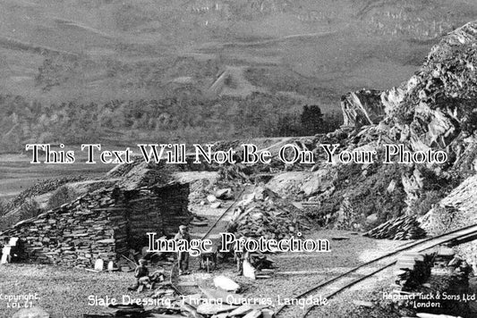 CU 2383 - Slate Dressing, Thrang Quarries, Langdale, Cumbria