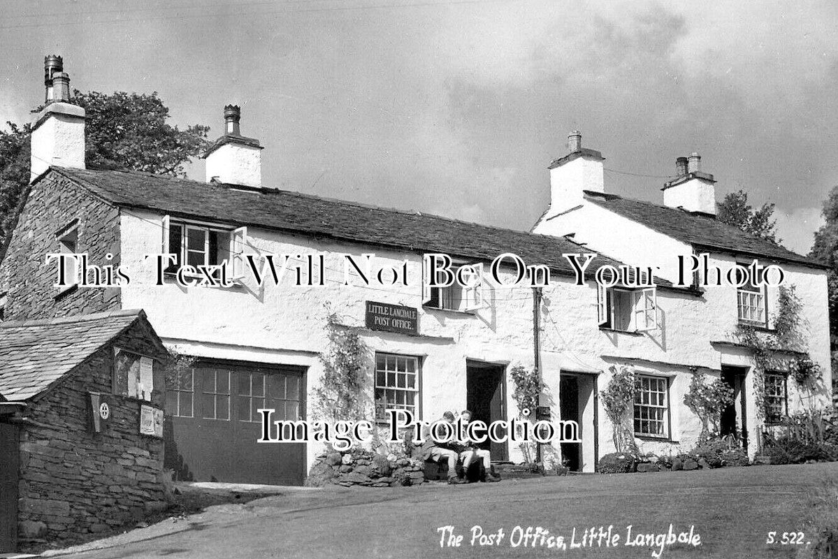 CU 2425 - The Post Office, Little Langdale, Cumbria c1958