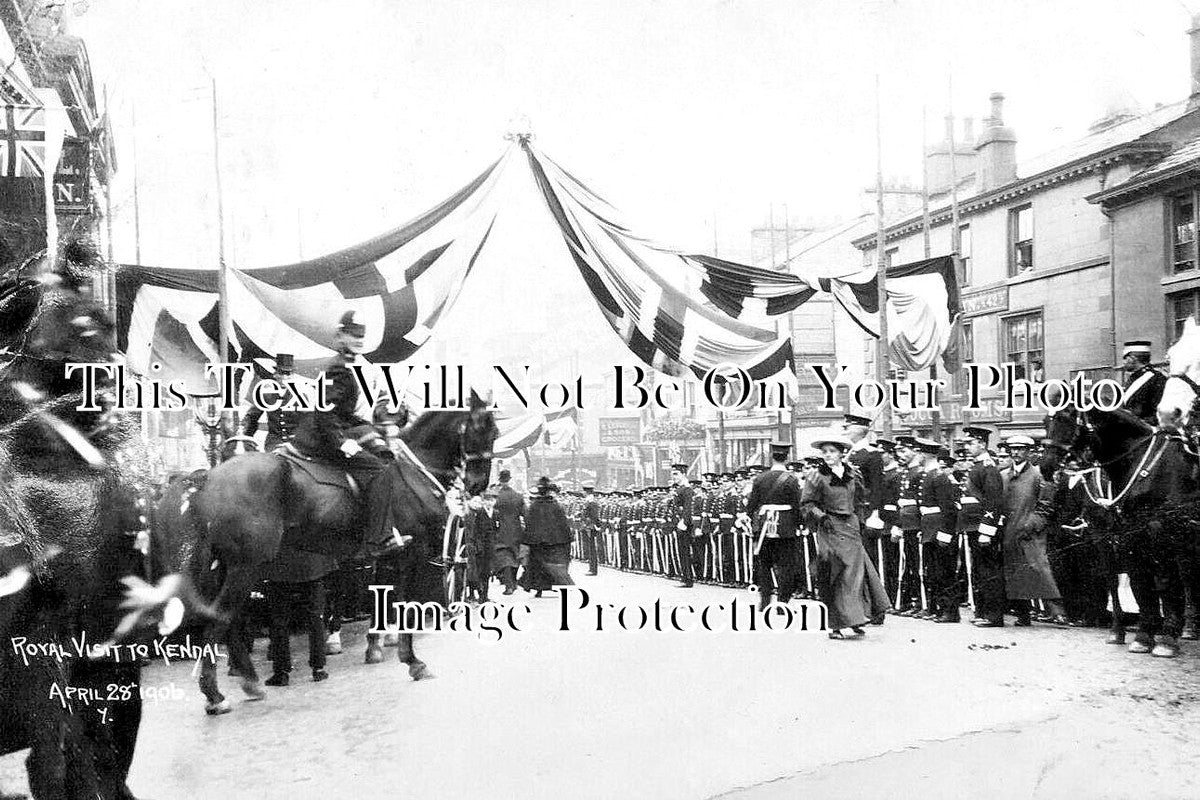 CU 2446 - Royal Visit To Kendal, Cumbria 1906