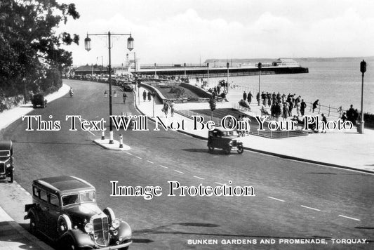 DE 4661 - Sunken Gardens & Promenade, Torquay, Devon