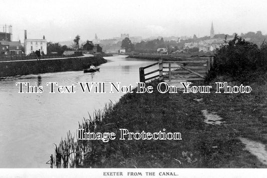 DE 4698 - Exeter From The Canal, Devon c1924