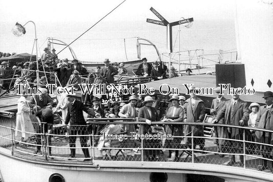 DO 3381 - Paddle Steamer Queen, Bournemouth, Dorset 1923