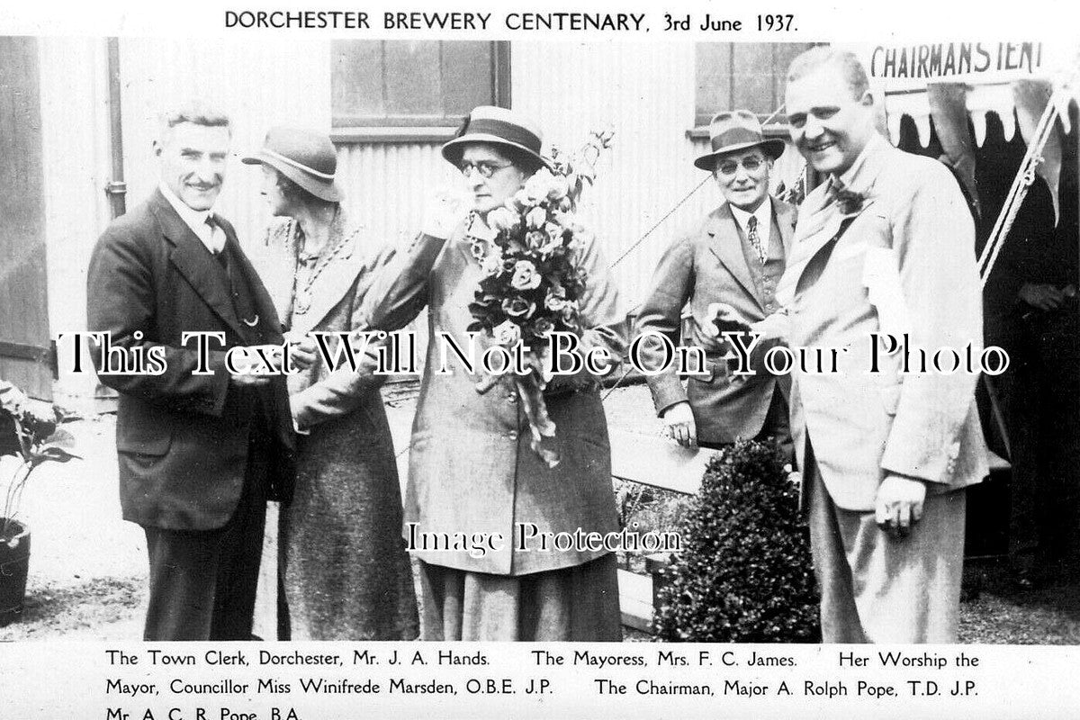 DO 3436 - Dorchester Brewery Centenary, Dorset 1937