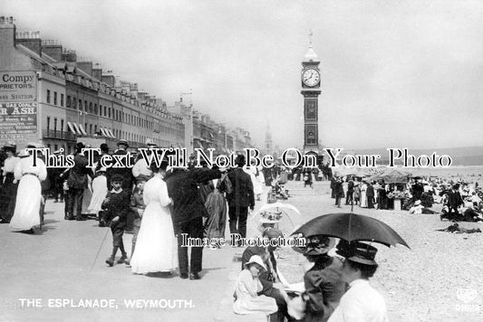 DO 3448 - The Esplanade, Weymouth, Dorset c1914