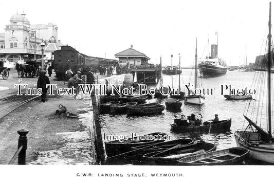 DO 3449 - GWR Landing Stage, Weymouth, Dorset c1913