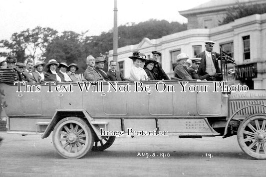 DO 3451 - Royal Blue Charabanc, Bournemouth, Dorset 1916