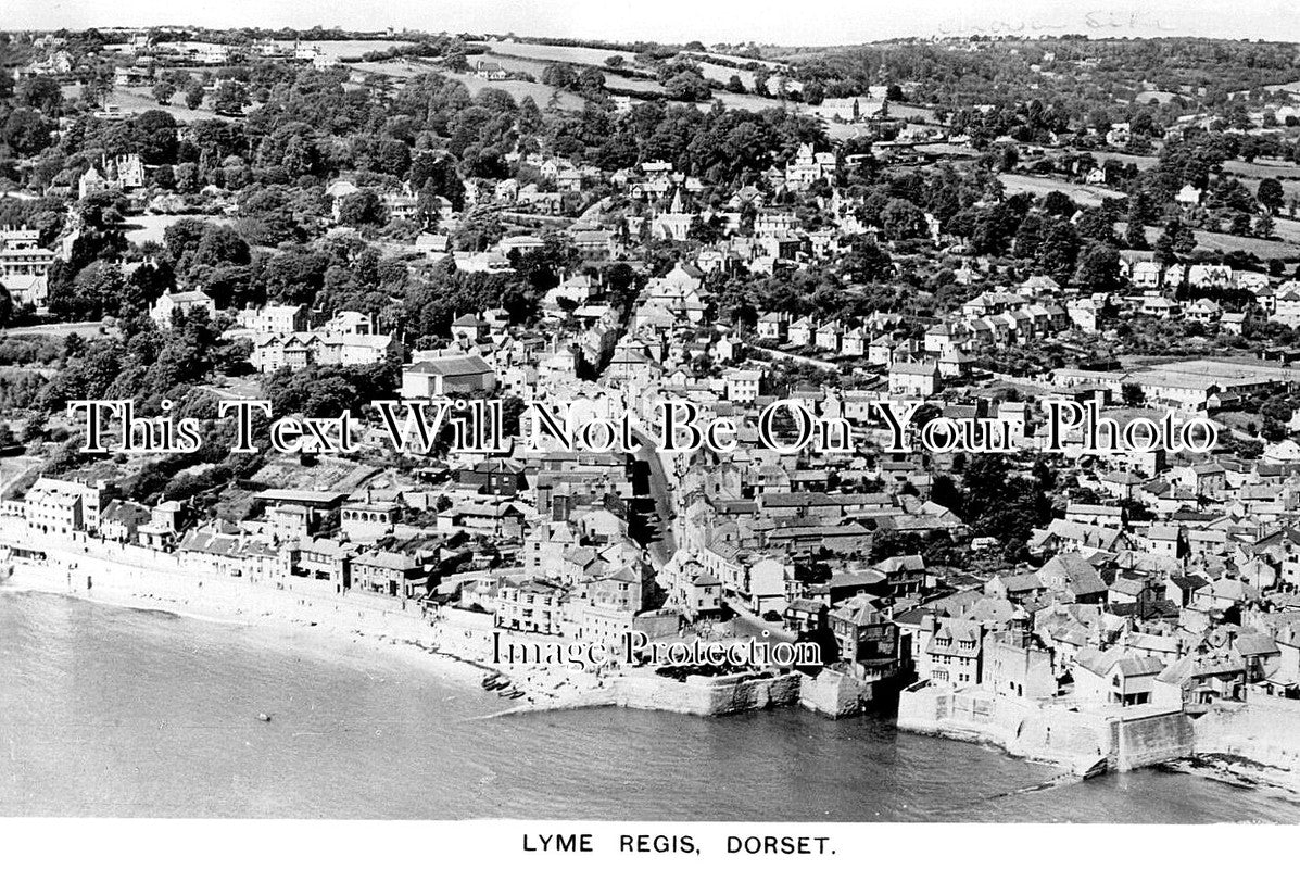 DO 3454 - Lyme Regis Aerial View, Dorset c1950