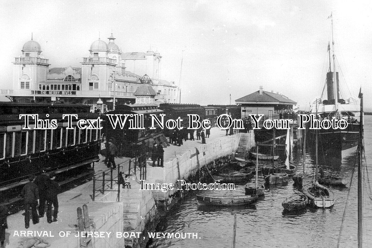 DO 3479 - Arrival Of Jersey Boat, Weymouth, Dorset