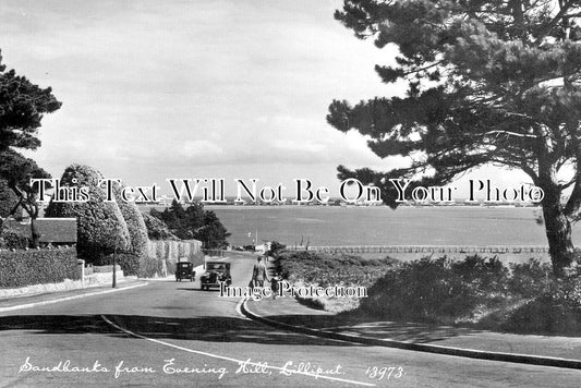 DO 3508 - Sandbanks From Evening Hill, Lilliput, Dorset