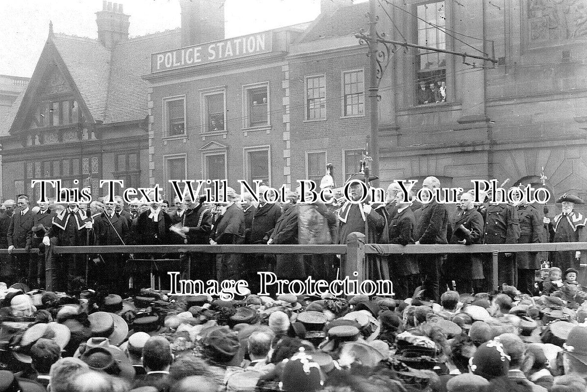 DR 3670 - King George V Proclamation, Market Place, Derby, Derbyshire