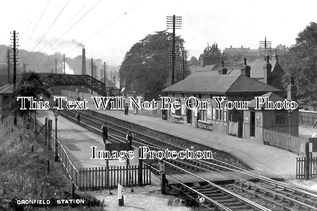 DR 3673 - Dronfield Railway Station, Derbyshire c1911