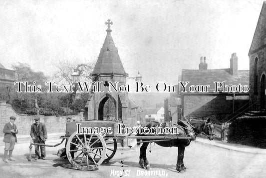 DR 3696 - High Street, Dronfield, Derbyshire c1909